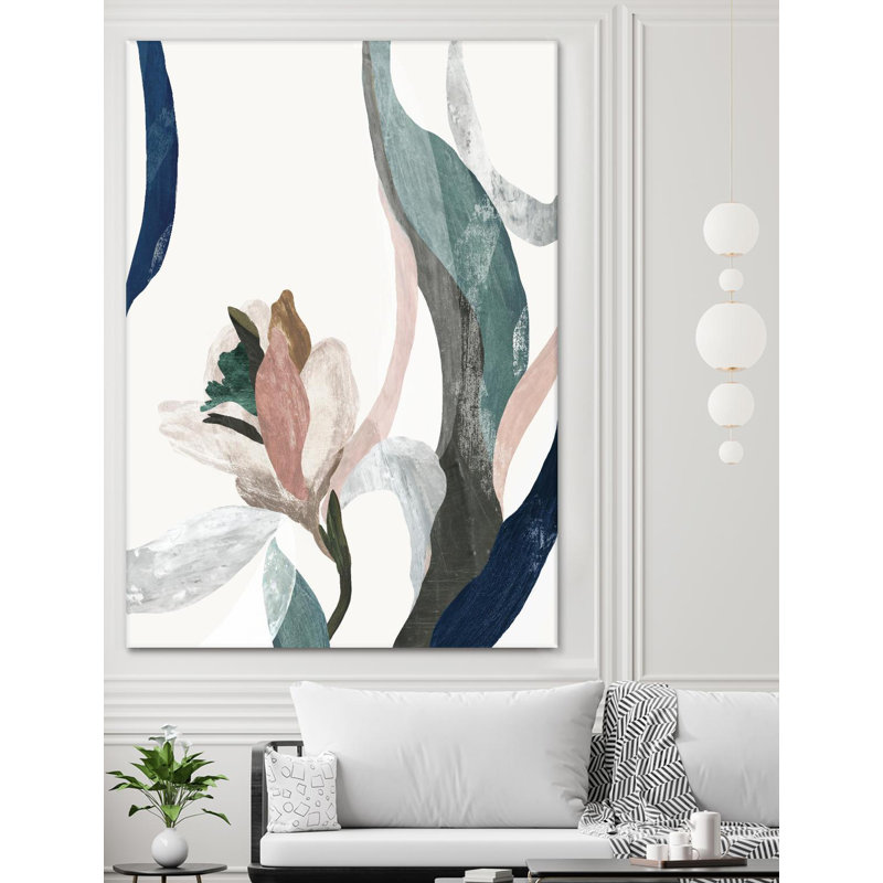 «Arabesque Ii», reproduction d'art sur toile géante de 72 po x 54 po