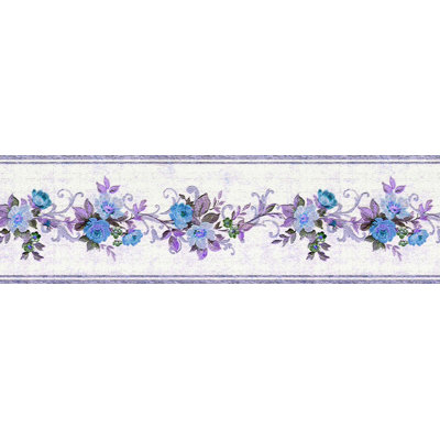 Peel & Stick Floral Border