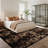 10x14 Ft Tie-Dyed Coffee  Large Shag Rugs for Living Room, Tie Dyed Soft Fluffy Furry Area Rugs for Bedroom Indoor Floor, Aesthetic Carpet for Kids Home Decor-1164655166-1158648135