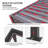 8610C Louver Pergola 10X13ft Aluminum Frame & Louvers-123203356