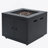 Square Metal Fire Pit Table For Outdoor Space