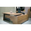 Bureau de direction en L, grand bureau extensible de 70,8 po à 78,7 po, ensemble de bureau d'ordinateur moderne avec tiroirs et tablettes de rangement, poste de travail professionnel pour bureau à domicile-966396456