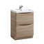 Stanhope 600mm Single Bathroom Vanity with Integrated Resin Basin-17437634