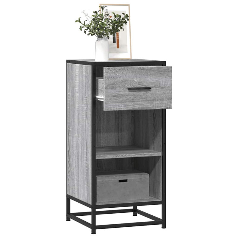Alradius 35.5cm Sideboard, Grey/Sonoma