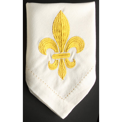 Kylee Cotton Embroidered Square Napkin