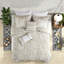 Ensemble de literie en coton de qualité supérieure, couette de luxe taupe très grand, confortable et certifié