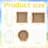 48 Pcs Interchangeable Tiered Decor,Tray Not Included(Home)