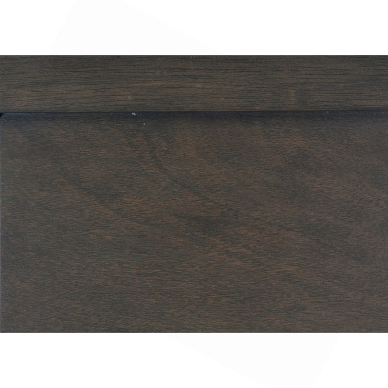 Lit-bateau de style Louis Philippe avec finition cerisier brun, Queen, Brown