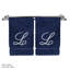 Ensemble de serviettes 2 pièces 100% coton monogramme-26086685-26086760