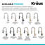 Robinet de cuisine à poignée simple KRAUS Bolden-99355386