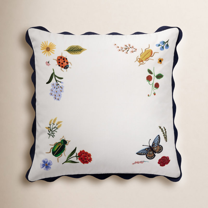Rifle Paper Co. x Loloi Curio Pillow, Pillow Cover Only - No Inser