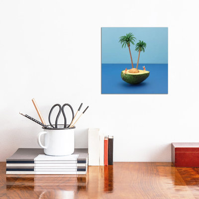 Avocado Island 1 Piece Wrapped Canvas Wall Art