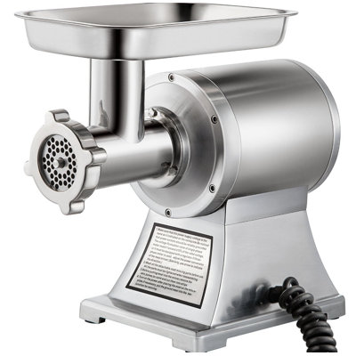 Hachoir à viande robuste en acier inoxydable électrique avec accessoires 1100W - 550LB / h