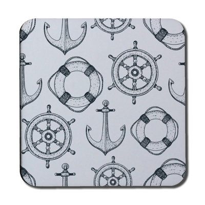 Square 6 Piece Coaster Set