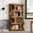71" Tall Bookcase, 4-Tier S-Shaped Bookshelf-593556423