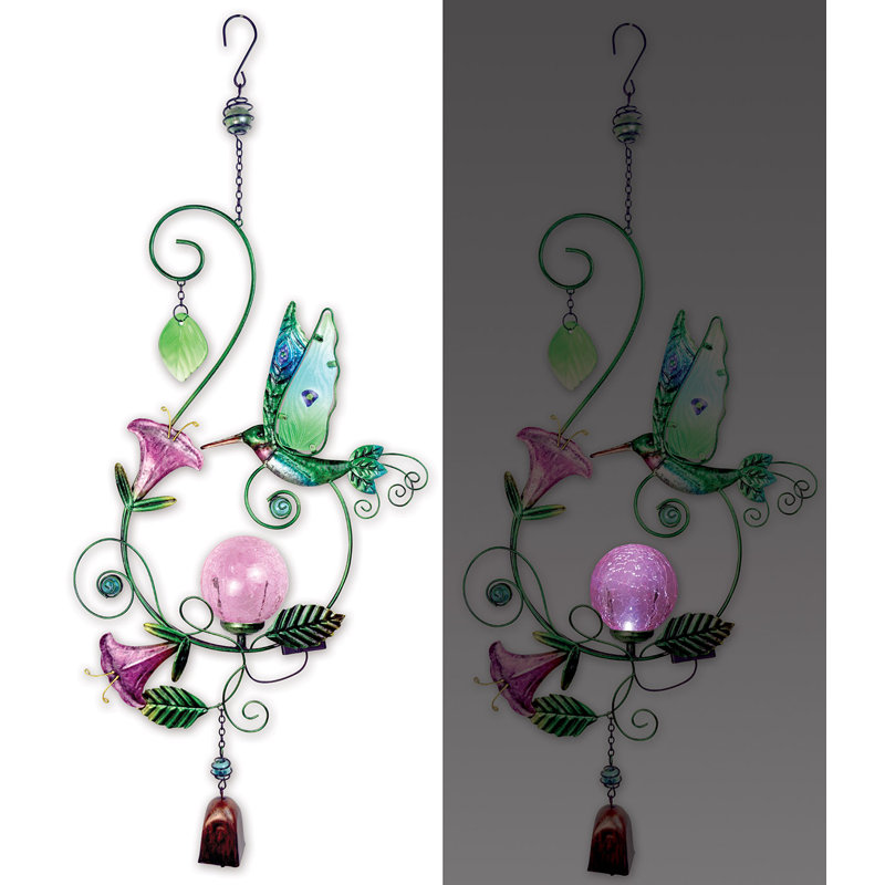 Carillon solaire à vent solaire hummingbird Fravata