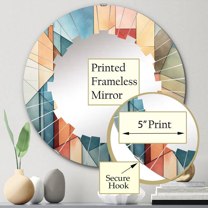 Havemeyer - Modern Wall Mirror Round, 24 po x 24 po