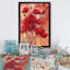 Red Blooming Poppies II - décoration murale traditionnelle sur toile-1774975920-1774975935