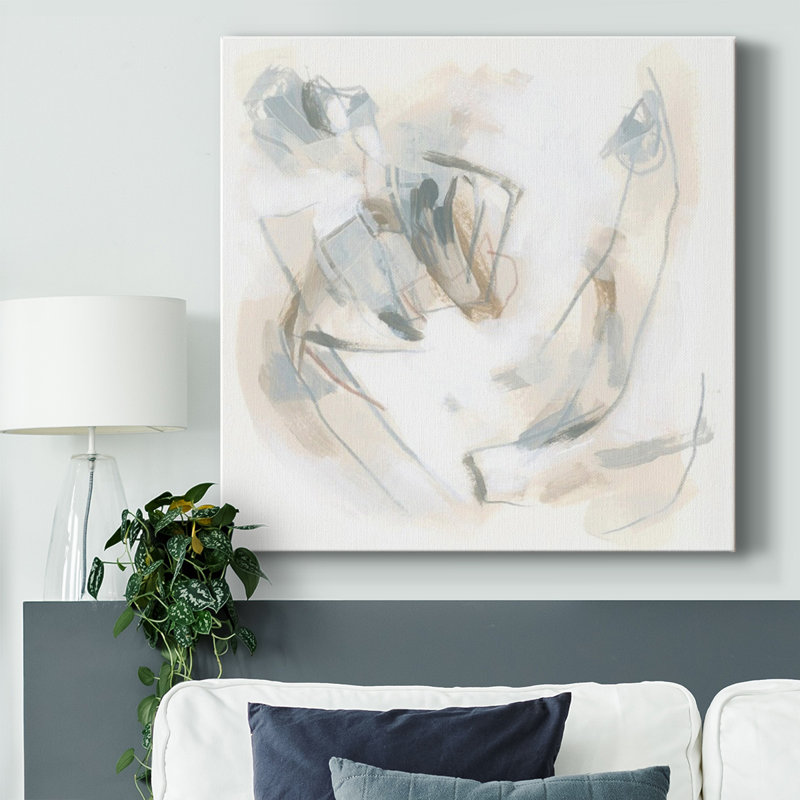 Neutral Assembly VII-Gallery Wrapped Canvas, 8" H x 8" W