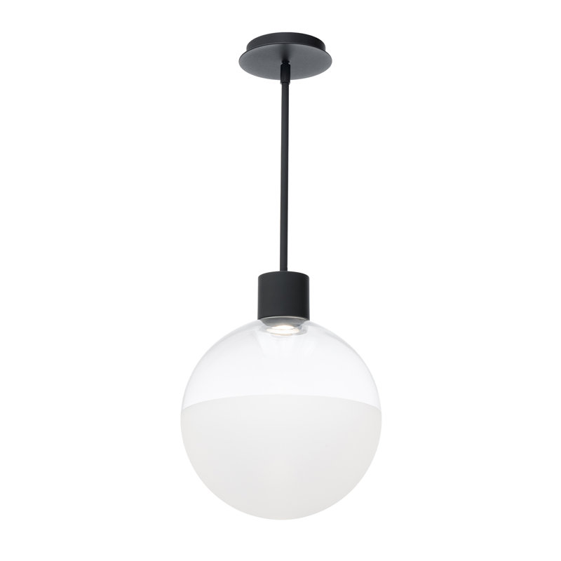 Luminaire suspendu Gaze, Noir, 4 000 K