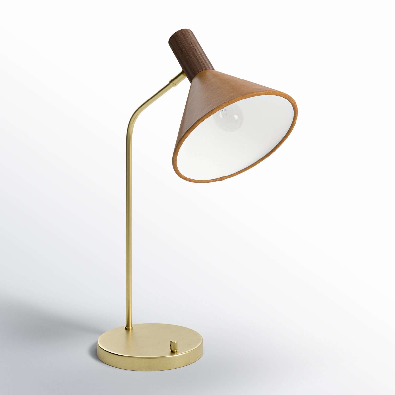 Desk Lamp, Powder Coated Black