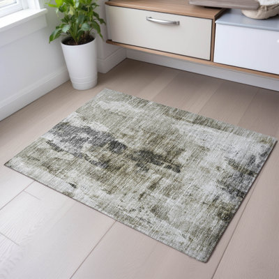 Premium Machine Washable Dahl AMF1076 Abstract Rug
