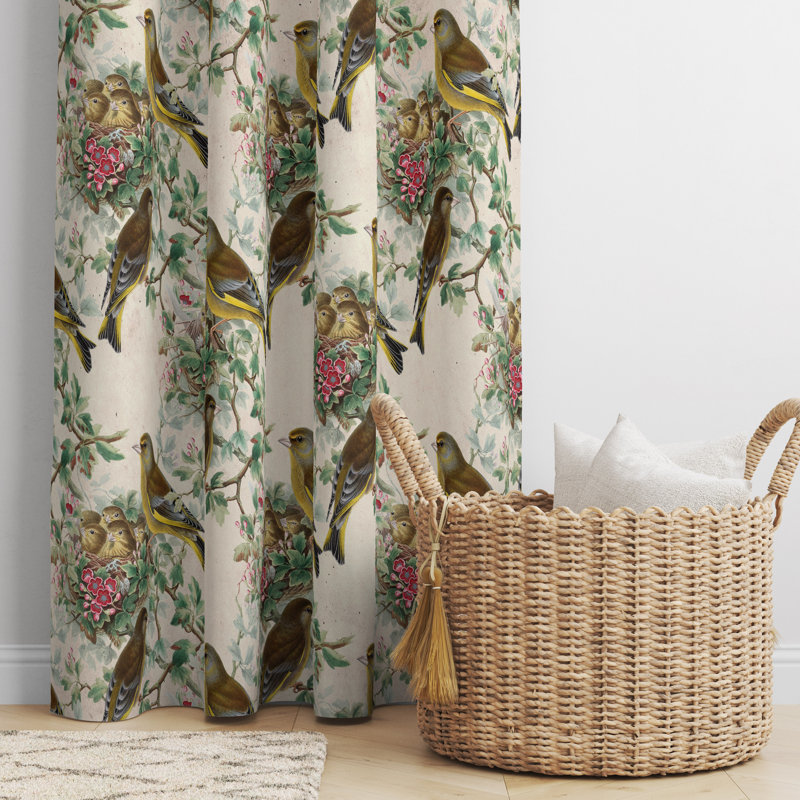 Semi Sheer Curtain Pair, 20" W x 61" L