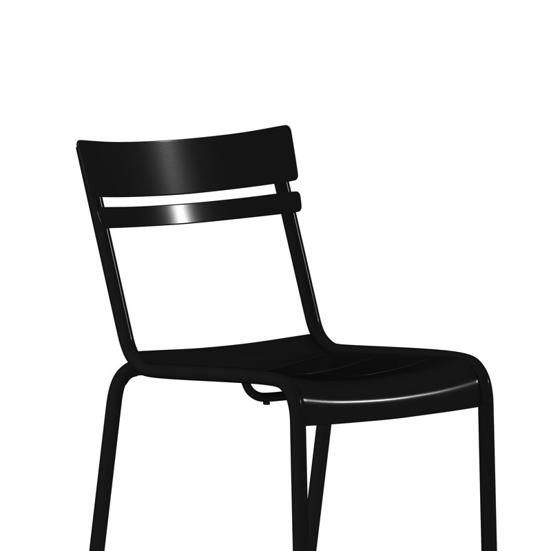 Chaise de salle à manger Merrymount, Noir, 4