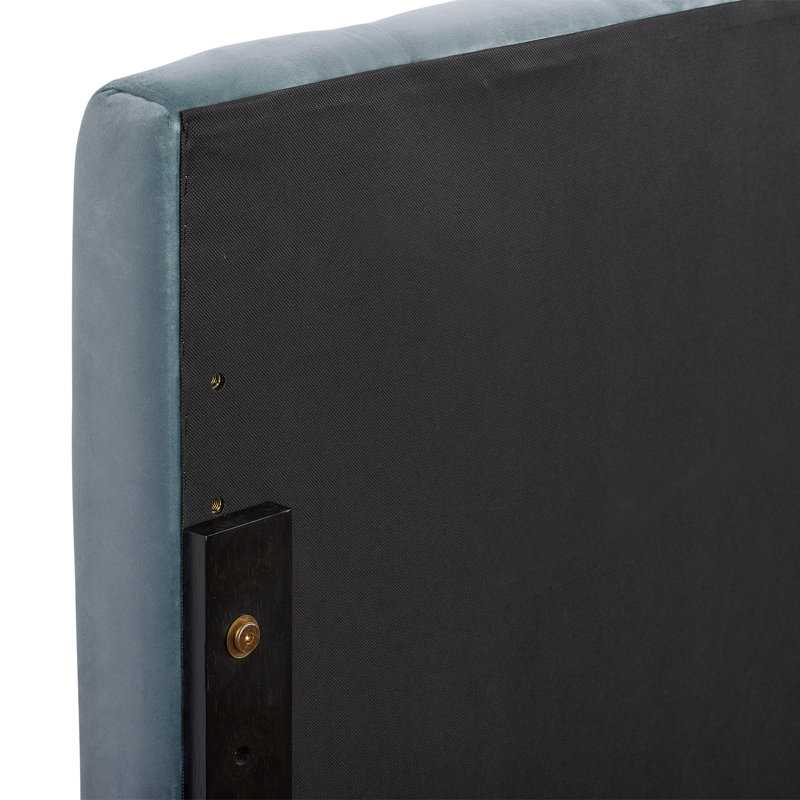 Tête de lit tapissier Telscombe, Bleu clair, Très grand