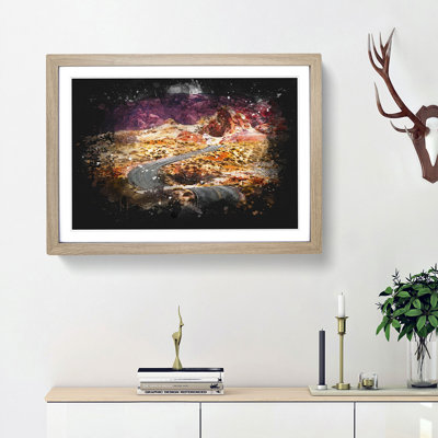 The Valley of Fire in Nevada - Picture Frame Graphic Art Print