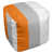 Orange / argent / blanc sélectionné