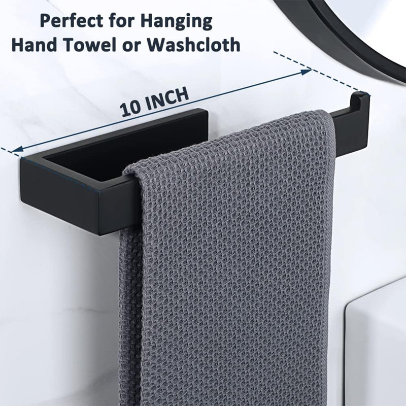 16'' Towel Bar, Matte Black
