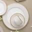 Ensemble de 4 assiettes à dîner 11 "Noritake Noble Pearl