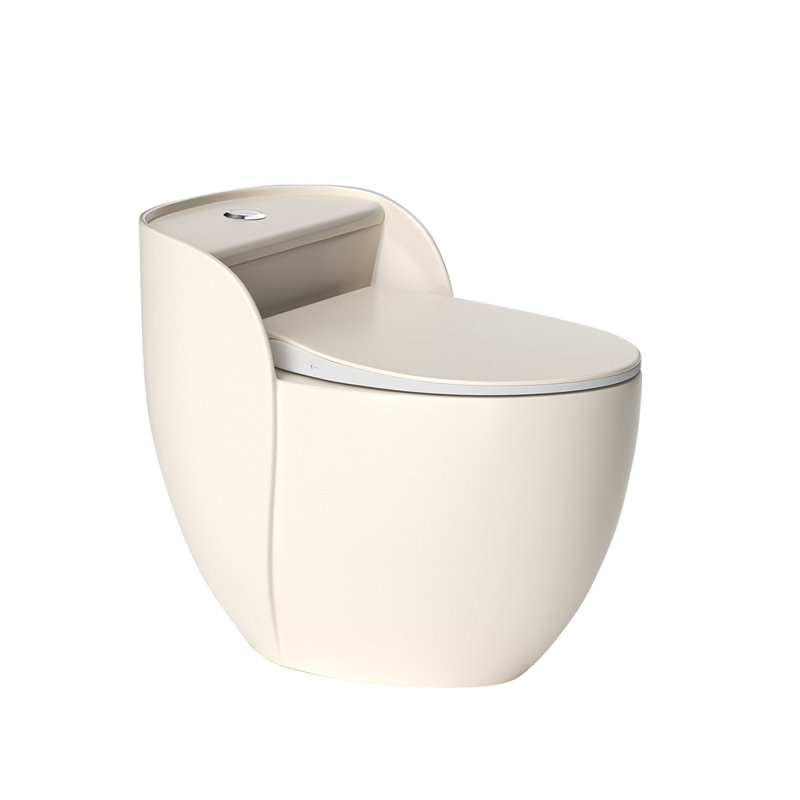 Toilette compacte siphonique de base 12 po à hauteur de siège de 12 po 15 po avec siège à capteur, lumière de nuit et température réglable