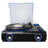 Beacon 5-in-1 Turntable System with Record Player, Bluetooth, FM Radio, Built-in Stereo Speakers & LED Accent Lighting