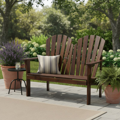 Alisz Outdoor Adirondack Bench