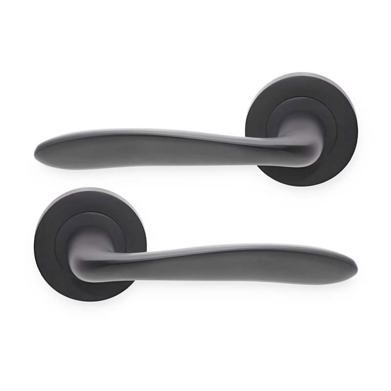 Mars Lever Door Handle Matt Black