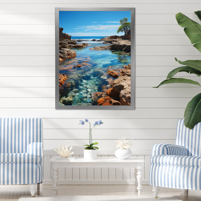 " Beach Photo Tranquil Tidepools I "