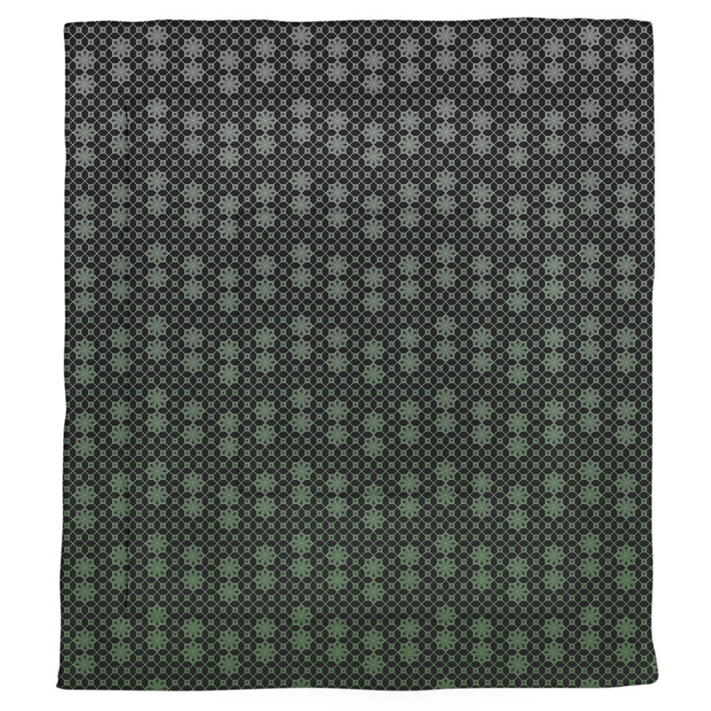 Katelyn Elizabeth Modern & Contemporary Polyester Geometric Shapes Comforter, Twin XL Comforter, Green Ombre