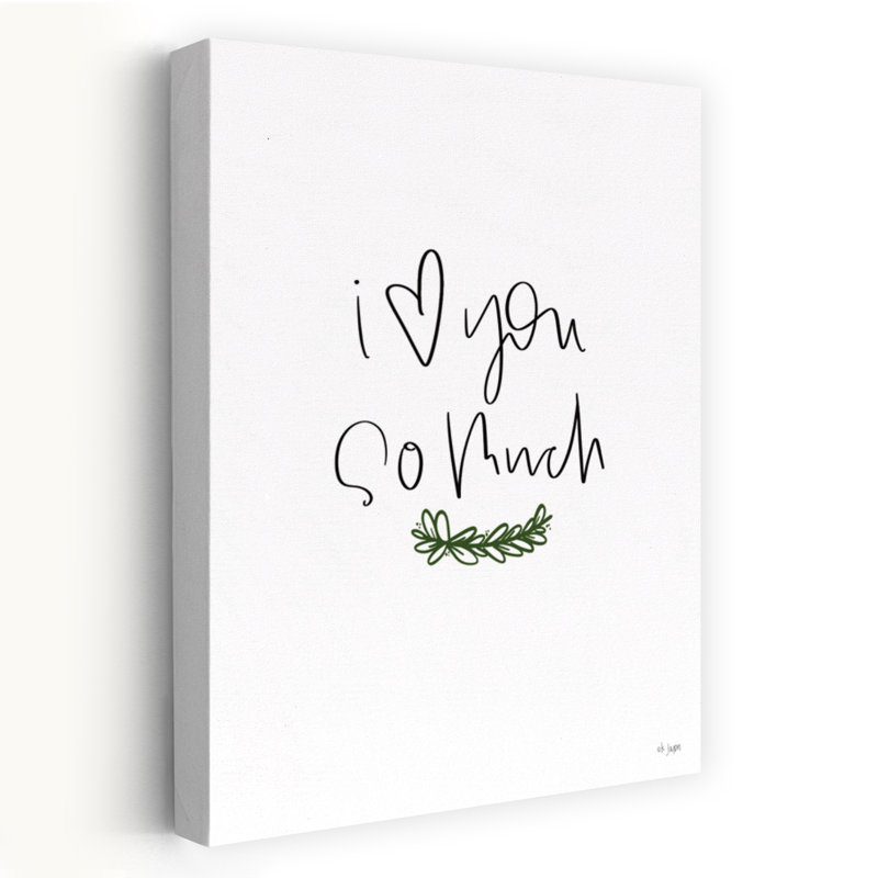 «I Love You So Many», art contemporain abstrait, H 24 po x l 16 po