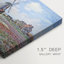 Tulip Fields with the Rijnsburg Windmill-Claude Monet-Gallery Wrapped Canvas-1886-285434253