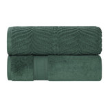 Drap de bain en coton uni et jacquard Telemanus