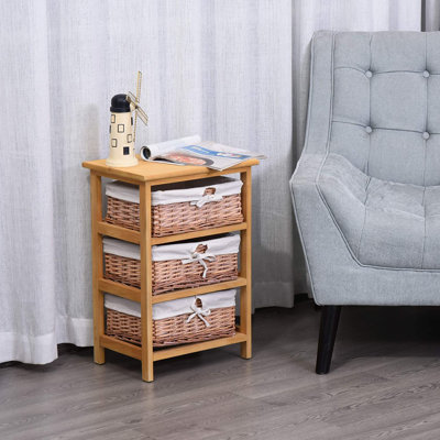 Moises 29cm W Wood Shelving Unit