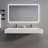 48'' Rectangular Stone Resin Bathroom Sink Wall-Mounted Sink