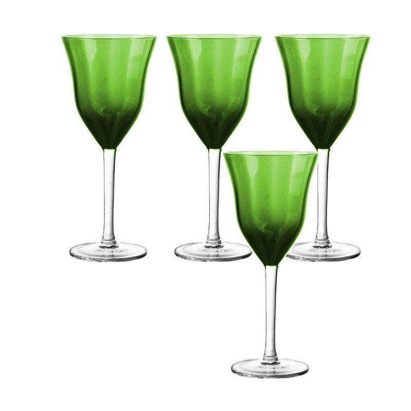 8 oz. All Purpose Wine Glass, Green