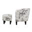 Fauteuil demi-tonneau avec repose-pieds Anges-621981629
