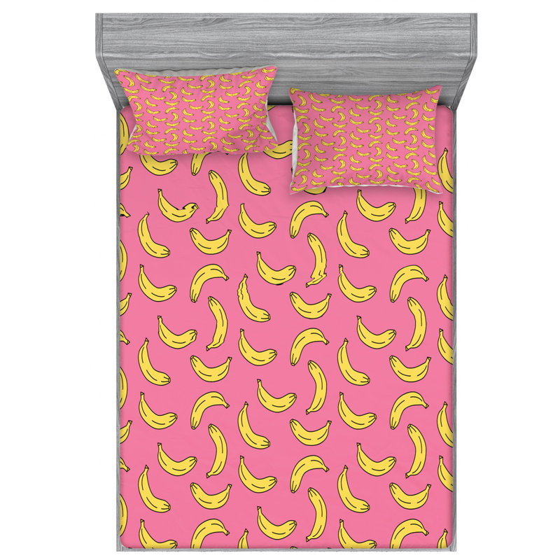 Microfiber Sheet Set, Queen Sheet Set with Fitted Sheet