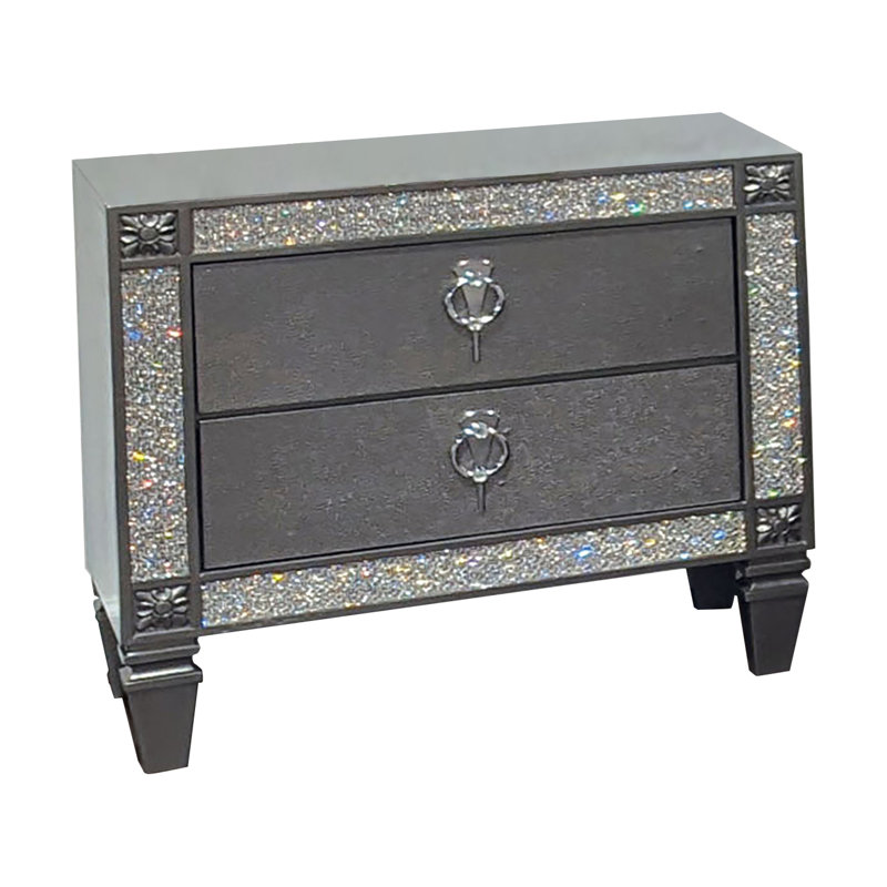 Table de chevet, gris