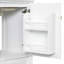 Meuble-lavabo autoportant avec armoire de rangement et support de rangement