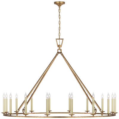 Darlana 16 - Light Wagon Wheel Chandelier